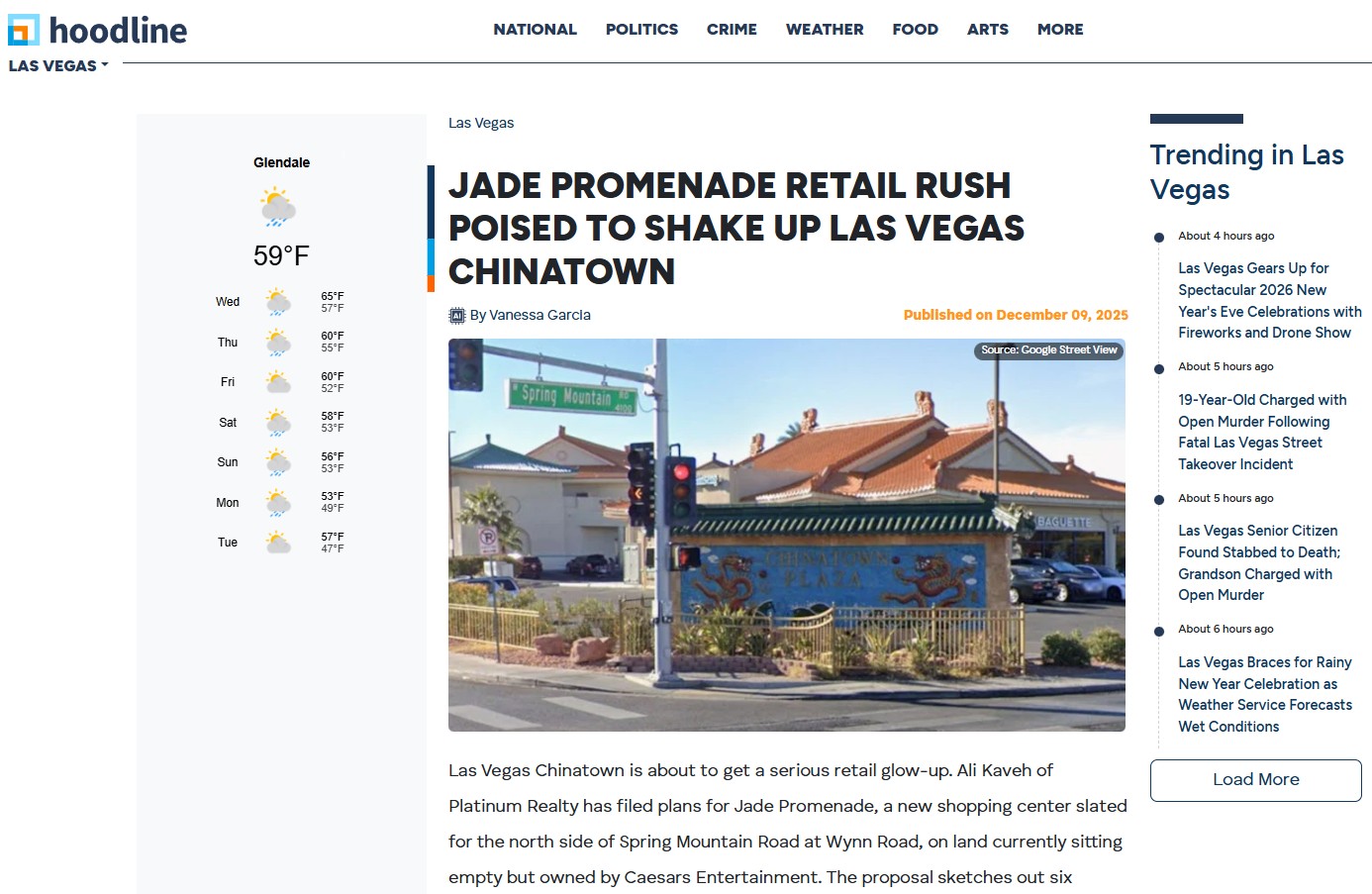 Jade Promenade Retail Rush Poised To Shake Up Las Vegas Chinatown
